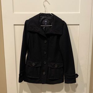 Gap Black Pea Coat